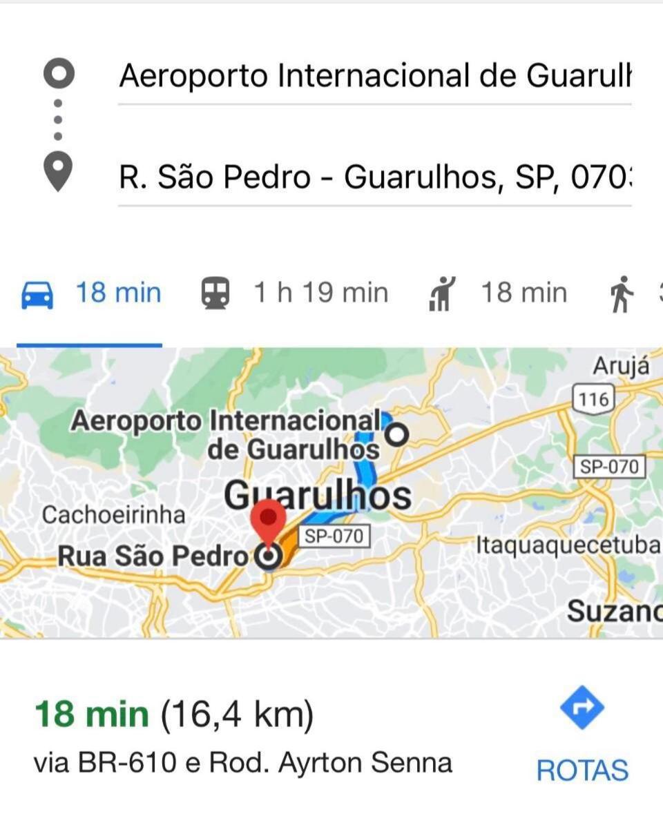 Quarto Proximo Aeroporto Guarulhos Hotell Eksteriør bilde